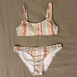 Striped Bikini Set